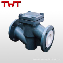 A105n grade alimentaire 200mm pvc tuyau vérifier types de soupape / non retour valve pvc